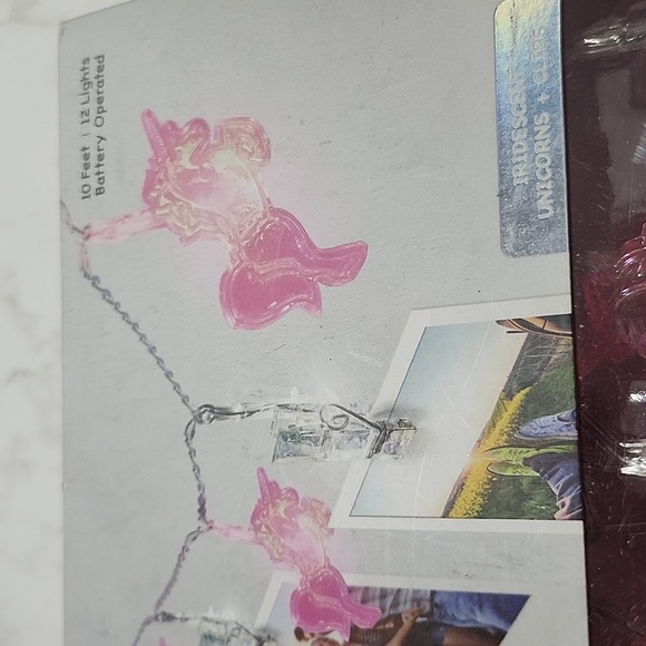 Unicorn Iridescent Mini Clip Strip Lights - Picture 3 of 3